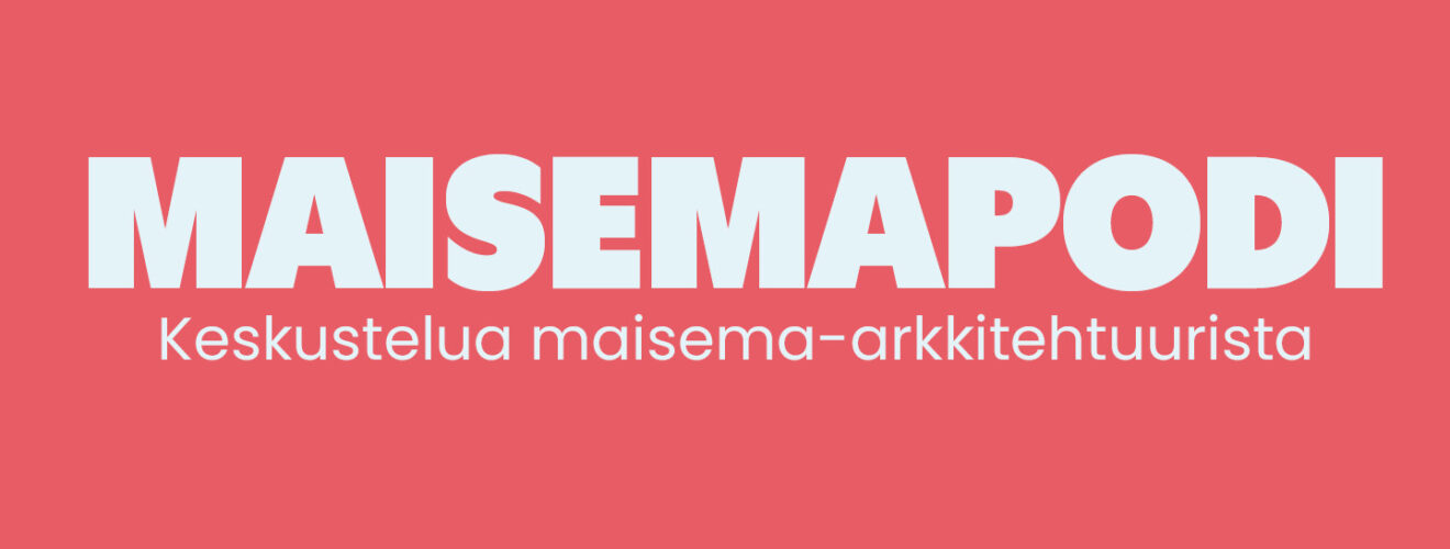 Maisemapodi-podcastin logo