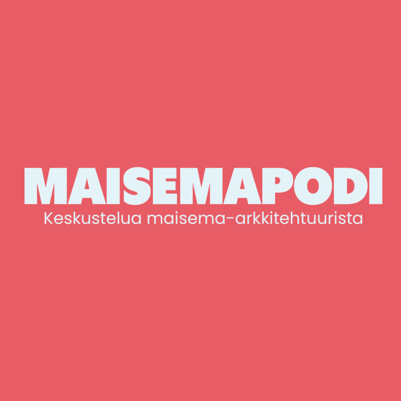 Maisemapodi-podcastin logo